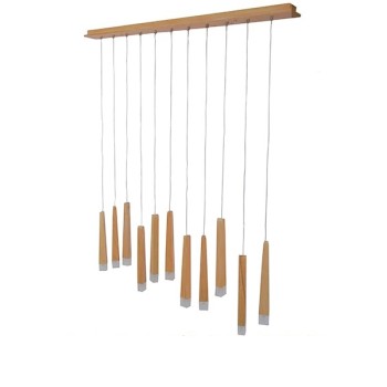 GLOBOSTAR® CALISTA 10001254 Μοντέρνο Κρεμαστό Φωτιστικό Οροφής με Ντουί 11 x G4 AC 220-240V IP20 - Μπεζ - Μ120 x Π8 x Υ33cm GLOBOSTAR® CALISTA 10001254 Μοντέρνο Κρεμαστό Φωτιστικό Οροφής με Ντουί 11 x G4 AC 220-240V IP20 - Μπεζ - Μ120 x Π8 x Υ33cm