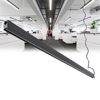 GloboStar® MARKET 61020-P Γραμμικό Κρεμαστό Φωτιστικό Linear LED 18W 2230lm 60° AC 220-240V Μ120 x Π2 x Υ4cm Ψυχρό Λευκό 6000K - Μαύρο - 3 Years Warranty GloboStar® MARKET 61020-P Γραμμικό Κρεμαστό Φωτιστικό Linear LED 18W 2230lm 60° AC 220-240V Μ120 x Π2 x Υ4cm Ψυχρό Λευκό 6000K - Μαύρο - 3 Years Warranty