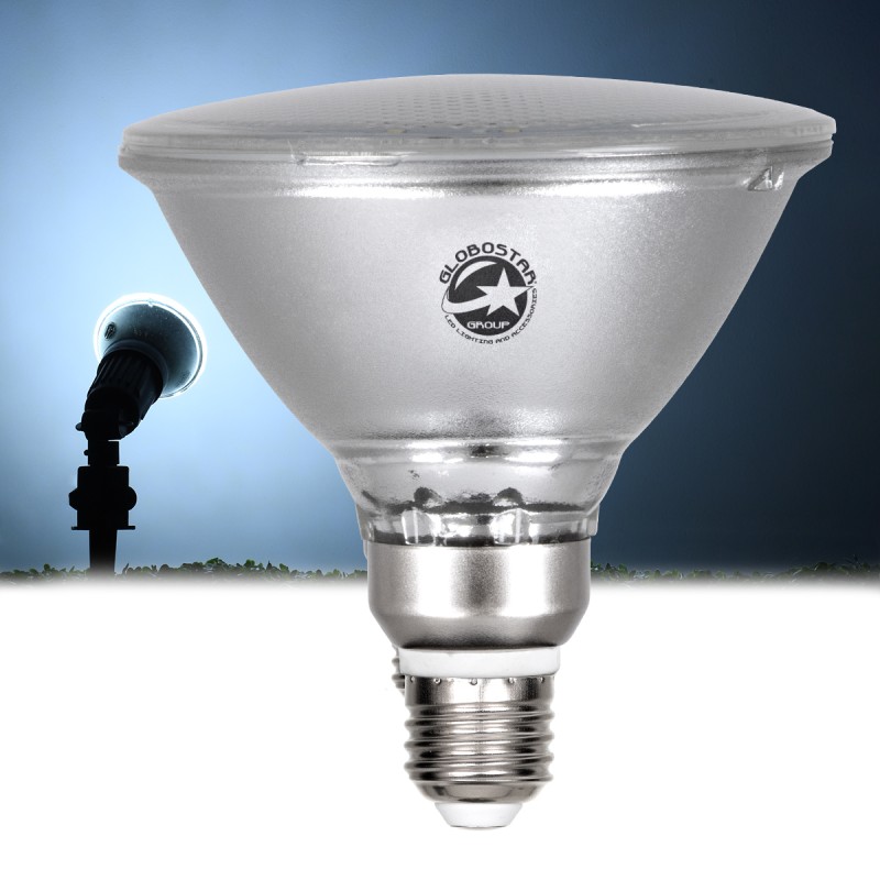 GLOBOSTAR® GARDENPAR 60226 Σποτ E27 PAR38 Σκληρού Υάλου LED 18W 2000lm 60° AC 220-240V Αδιάβροχο IP65 Ψυχρό Λευκό 6000K - Μ12 x Π12 x Υ13cm - 3 Χρόνια Εγγύηση GLOBOSTAR® GARDENPAR 60226 Σποτ E27 PAR38 Σκληρού Υάλου LED 18W 2000lm 60° AC 220-240V Αδιάβροχο IP65 Ψυχρό Λευκό 6000K - Μ12 x Π12 x Υ13cm - 3 Χρόνια Εγγύηση
