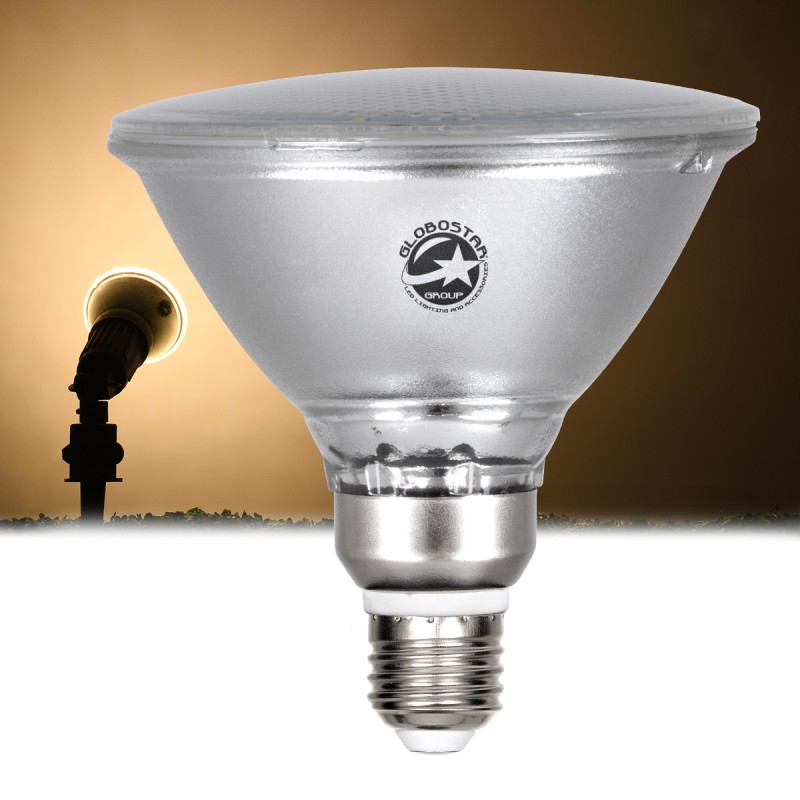 GLOBOSTAR® GARDENPAR 60228 Σποτ E27 PAR38 Σκληρού Υάλου LED 18W 1800lm 60° AC 220-240V Αδιάβροχο IP65 Θερμό Λευκό 2700K - Lumileds SMD Chip - Μ12 x Π12 x Υ13cm - 3 Χρόνια Εγγύηση GLOBOSTAR® GARDENPAR 60228 Σποτ E27 PAR38 Σκληρού Υάλου LED 18W 1800lm 60° AC 220-240V Αδιάβροχο IP65 Θερμό Λευκό 2700K - Lumileds SMD Chip - Μ12 x Π12 x Υ13cm - 3 Χρόνια Εγγύηση
