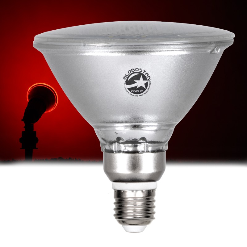 GLOBOSTAR® GARDENPAR 60229 Σποτ E27 PAR38 Σκληρού Υάλου LED 18W 1200lm 60° AC 220-240V Αδιάβροχο IP65 Κόκκινο - Μ12 x Π12 x Υ13cm - 3 Χρόνια Εγγύηση GLOBOSTAR® GARDENPAR 60229 Σποτ E27 PAR38 Σκληρού Υάλου LED 18W 1200lm 60° AC 220-240V Αδιάβροχο IP65 Κόκκινο - Μ12 x Π12 x Υ13cm - 3 Χρόνια Εγγύηση