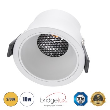 GLOBOSTAR® PLUTO-M 60255 Χωνευτό Downlight Σποτ με Honeycomb Anti Glare Reflector LED 10W 1250lm 38° AC 220-240V IP20 Θερμό Λευκό 2700K - Bridgelux COB Chip & TÜV SÜD Driver - Λευκό Ματ - Μ8.4 x Π8.4 x Υ5.9cm / Q7.5cm - 5 Χρόνια Εγγύηση GLOBOSTAR® PLUTO-M 60255 Χωνευτό Downlight Σποτ με Honeycomb Anti Glare Reflector LED 10W 1250lm 38° AC 220-240V IP20 Θερμό Λευκό 2700K - Bridgelux COB Chip & TÜV SÜD Driver - Λευκό Ματ - Μ8.4 x Π8.4 x Υ5.9cm / Q7.5cm - 5 Χρόνια Εγγύηση