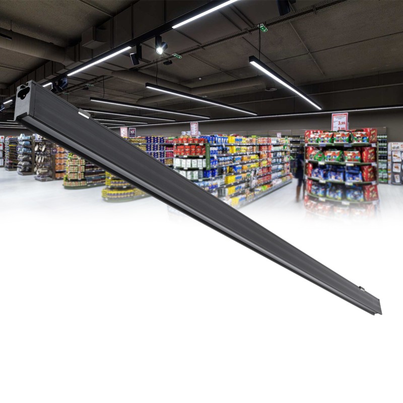 GLOBOSTAR® MARKET 61020 Μοντέρνο Γραμμικό Επεκτεινόμενο Φωτιστικό Οροφής LED 18W 2230lm 60° AC 220-240V IP20 Ψυχρό Λευκό 6000K - Lumileds SMD Chip - Μαύρο Ματ - Μ120 x Π2 x Υ4cm - 3 Χρόνια Εγγύηση GLOBOSTAR® MARKET 61020 Μοντέρνο Γραμμικό Επεκτεινόμενο Φωτιστικό Οροφής LED 18W 2230lm 60° AC 220-240V IP20 Ψυχρό Λευκό 6000K - Lumileds SMD Chip - Μαύρο Ματ - Μ120 x Π2 x Υ4cm - 3 Χρόνια Εγγύηση