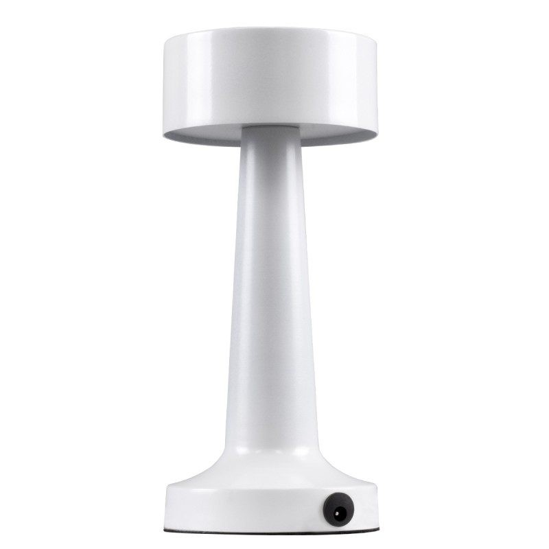 GloboStar® BELLA 76502 Επαναφορτιζόμενο Επιτραπέζιο Φωτιστικό Πορτατίφ LED 1.5W 105lm 120° DC 5V IP44 Θερμό Λευκό 2700K Dimmable Λευκό Αλουμίνιο - Μ9 x Π9 x Υ21cm - 2 Xρόνια Εγγύηση GloboStar® BELLA 76502 Επαναφορτιζόμενο Επιτραπέζιο Φωτιστικό Πορτατίφ LED 1.5W 105lm 120° DC 5V IP44 Θερμό Λευκό 2700K Dimmable Λευκό Αλουμίνιο - Μ9 x Π9 x Υ21cm - 2 Xρόνια Εγγύηση