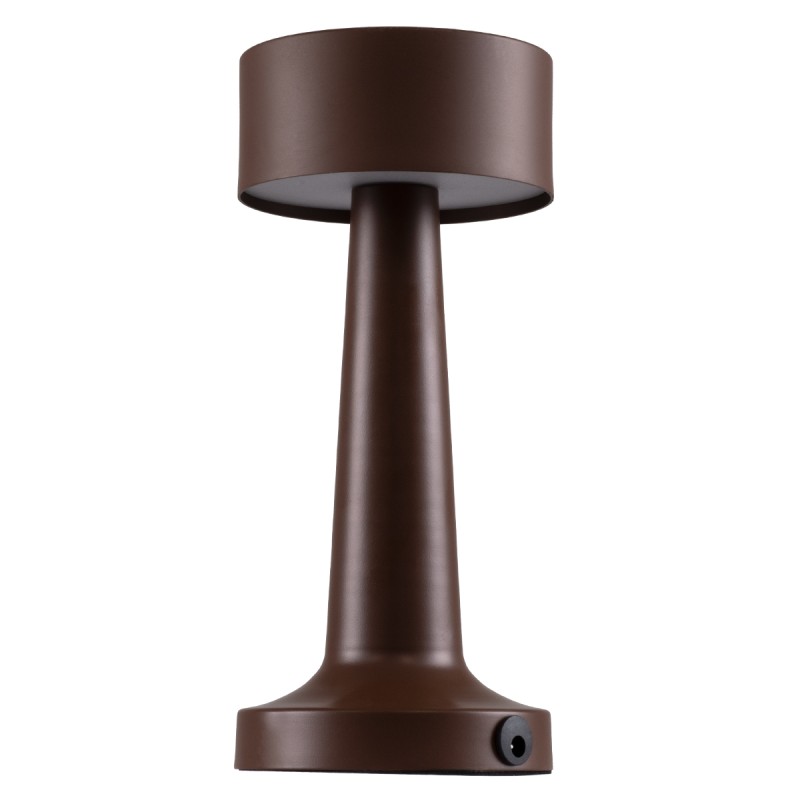 GloboStar® BELLA 76507 Επαναφορτιζόμενο Επιτραπέζιο Φωτιστικό Πορτατίφ LED 1.5W 105lm 120° DC 5V IP44 Θερμό Λευκό 2700K Dimmable Καφέ Αλουμίνιο - Μ9 x Π9 x Υ21cm - 2 Xρόνια Εγγύηση GloboStar® BELLA 76507 Επαναφορτιζόμενο Επιτραπέζιο Φωτιστικό Πορτατίφ LED 1.5W 105lm 120° DC 5V IP44 Θερμό Λευκό 2700K Dimmable Καφέ Αλουμίνιο - Μ9 x Π9 x Υ21cm - 2 Xρόνια Εγγύηση