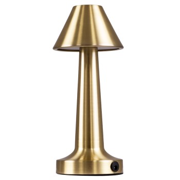 GloboStar® MOLLY 76518 Επαναφορτιζόμενο Επιτραπέζιο Φωτιστικό Πορτατίφ LED 1.5W 105lm 120° DC 5V IP44 Θερμό Λευκό 2700K Dimmable Χρυσό Αλουμίνιο - Μ10 x Π10 x Υ23cm - 2 Xρόνια Εγγύηση GloboStar® MOLLY 76518 Επαναφορτιζόμενο Επιτραπέζιο Φωτιστικό Πορτατίφ LED 1.5W 105lm 120° DC 5V IP44 Θερμό Λευκό 2700K Dimmable Χρυσό Αλουμίνιο - Μ10 x Π10 x Υ23cm - 2 Xρόνια Εγγύηση