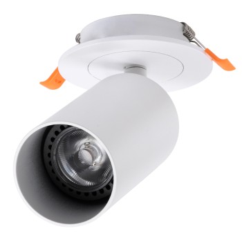 GLOBOSTAR® LEO 60351 Χωνευτό Κινούμενο Φωτιστικό Downlight Σποτ με Ντουί 1 x GU10 AC 220-240V IP20 - Λευκό Ματ - Μ9 x Π9 x Υ17cm / Q7cm GLOBOSTAR® LEO 60351 Χωνευτό Κινούμενο Φωτιστικό Downlight Σποτ με Ντουί 1 x GU10 AC 220-240V IP20 - Λευκό Ματ - Μ9 x Π9 x Υ17cm / Q7cm