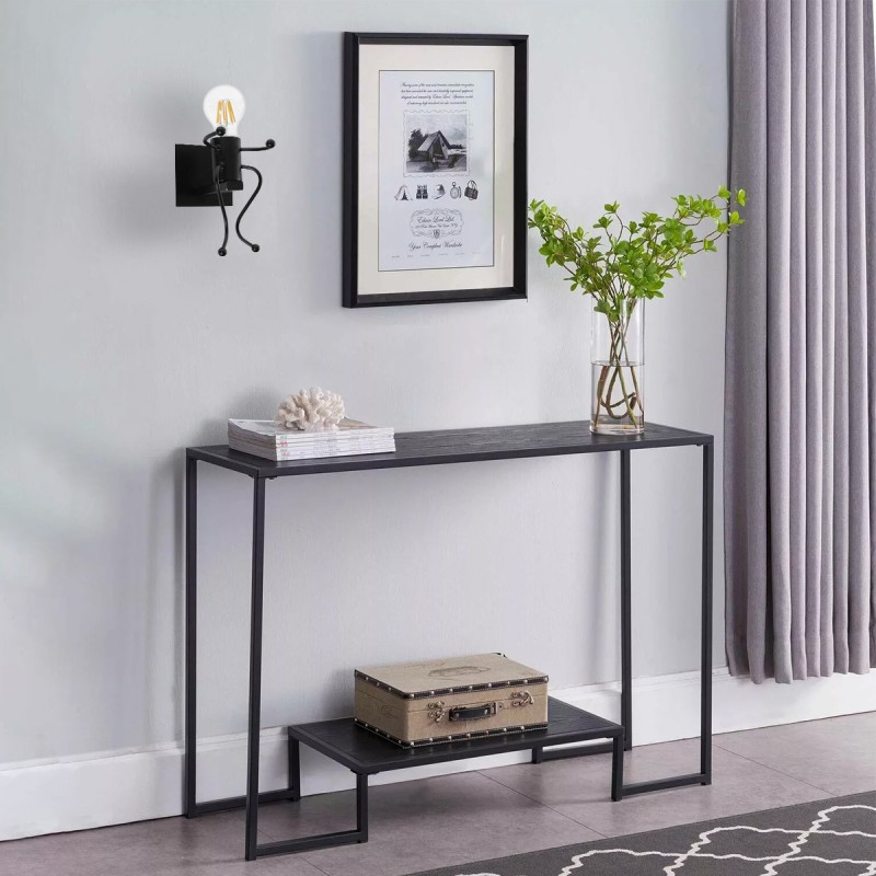 GLOBOSTAR® FIGURE 10001388 Μοντέρνο Φωτιστικό Τοίχου - Απλίκα με Ντουί 1 x E27 AC 220-240V IP20 - Μαύρο - Μ12 x Π19 x Υ17cm GLOBOSTAR® FIGURE 10001388 Μοντέρνο Φωτιστικό Τοίχου - Απλίκα με Ντουί 1 x E27 AC 220-240V IP20 - Μαύρο - Μ12 x Π19 x Υ17cm