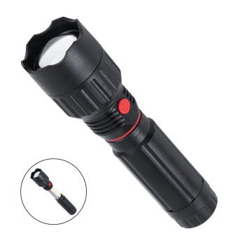 GloboStar® 79019 Φορητός Φακός Χειρός LED COB 3W Front + 3W Side 300lm Zoom 1° έως 60° Μοιρών Πτυσσόμενος με 3 Modes Αδιάβροχο IP54 Ψυχρό Λευκό 6000K GloboStar® 79019 Φορητός Φακός Χειρός LED COB 3W Front + 3W Side 300lm Zoom 1° έως 60° Μοιρών Πτυσσόμενος με 3 Modes Αδιάβροχο IP54 Ψυχρό Λευκό 6000K