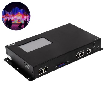 GloboStar® 90145 SEEKWAY SN-510 - Professional Master Controller - Full Colour LED Digital Control System - Κεντρικός Controller για Ψηφιακά Προϊόντα LED Digital Pixel TTL & DMX512 - Single Colour & RGB & RGBW - Synchronous & Asynchronous
 GloboStar® 90145 SEEKWAY SN-510 - Professional Master Controller - Full Colour LED Digital Control System - Κεντρικός Controller για Ψηφιακά Προϊόντα LED Digital Pixel TTL & DMX512 - Single Colour & RGB & RGBW - Synchronous & Asynchronous