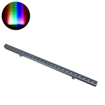GLOBOSTAR® WASHER-FAIA 90185 Μπάρα Φωτισμού Wall Washer με Αντιθαμβωτική Γρίλια LED 36W 3780lm 30° DC 24V Αδιάβροχο IP65 Πολύχρωμο RGBW Dimmable DMX512 - Γκρι Ανθρακί - Μ100 x Π4 x Υ5cm - 3 Χρόνια Εγγύηση GLOBOSTAR® WASHER-FAIA 90185 Μπάρα Φωτισμού Wall Washer με Αντιθαμβωτική Γρίλια LED 36W 3780lm 30° DC 24V Αδιάβροχο IP65 Πολύχρωμο RGBW Dimmable DMX512 - Γκρι Ανθρακί - Μ100 x Π4 x Υ5cm - 3 Χρόνια Εγγύηση