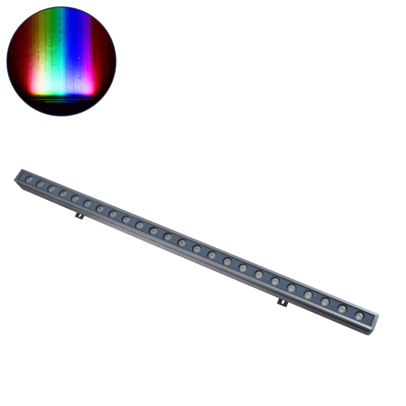 GLOBOSTAR® WASHER-FAIA 90185 Μπάρα Φωτισμού Wall Washer με Αντιθαμβωτική Γρίλια LED 36W 3780lm 30° DC 24V Αδιάβροχο IP65 Πολύχρωμο RGBW Dimmable DMX512 - Γκρι Ανθρακί - Μ100 x Π4 x Υ5cm - 3 Χρόνια Εγγύηση GLOBOSTAR® WASHER-FAIA 90185 Μπάρα Φωτισμού Wall Washer με Αντιθαμβωτική Γρίλια LED 36W 3780lm 30° DC 24V Αδιάβροχο IP65 Πολύχρωμο RGBW Dimmable DMX512 - Γκρι Ανθρακί - Μ100 x Π4 x Υ5cm - 3 Χρόνια Εγγύηση