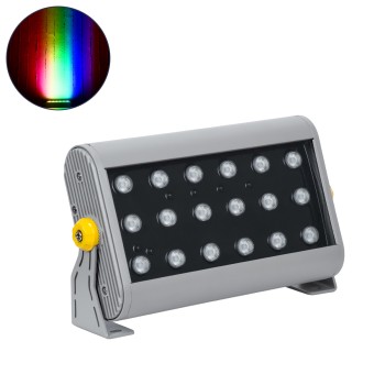 GLOBOSTAR® FLOOD-HENA 90642 Προβολέας Σποτ Wall Washer LED 36W 3600lm 30° DC 24V Αδιάβροχο IP65 RGB DMX512 Dimmable - Ασημί - Μ30 x Π6 x Υ17cm - 3 Χρόνια Εγγύηση GLOBOSTAR® FLOOD-HENA 90642 Προβολέας Σποτ Wall Washer LED 36W 3600lm 30° DC 24V Αδιάβροχο IP65 RGB DMX512 Dimmable - Ασημί - Μ30 x Π6 x Υ17cm - 3 Χρόνια Εγγύηση