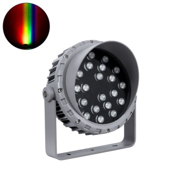GLOBOSTAR® FLOOD-MENA 90647 Προβολέας Σποτ Wall Washer με Αντιθαμβωτική Γρίλια LED 24W 2040lm 30° DC 24V Αδιάβροχο IP65 RGBW DMX512 Dimmable - Ασημί - Μ23 x Π23 x Υ18cm - 3 Χρόνια Εγγύηση GLOBOSTAR® FLOOD-MENA 90647 Προβολέας Σποτ Wall Washer με Αντιθαμβωτική Γρίλια LED 24W 2040lm 30° DC 24V Αδιάβροχο IP65 RGBW DMX512 Dimmable - Ασημί - Μ23 x Π23 x Υ18cm - 3 Χρόνια Εγγύηση