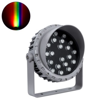 GLOBOSTAR® FLOOD-MENA 90648 Προβολέας Σποτ Wall Washer με Αντιθαμβωτική Γρίλια LED 36W 3060lm 30° DC 24V Αδιάβροχο IP65 RGBW DMX512 Dimmable - Ασημί - Μ23 x Π23 x Υ18cm - 3 Χρόνια Εγγύηση GLOBOSTAR® FLOOD-MENA 90648 Προβολέας Σποτ Wall Washer με Αντιθαμβωτική Γρίλια LED 36W 3060lm 30° DC 24V Αδιάβροχο IP65 RGBW DMX512 Dimmable - Ασημί - Μ23 x Π23 x Υ18cm - 3 Χρόνια Εγγύηση