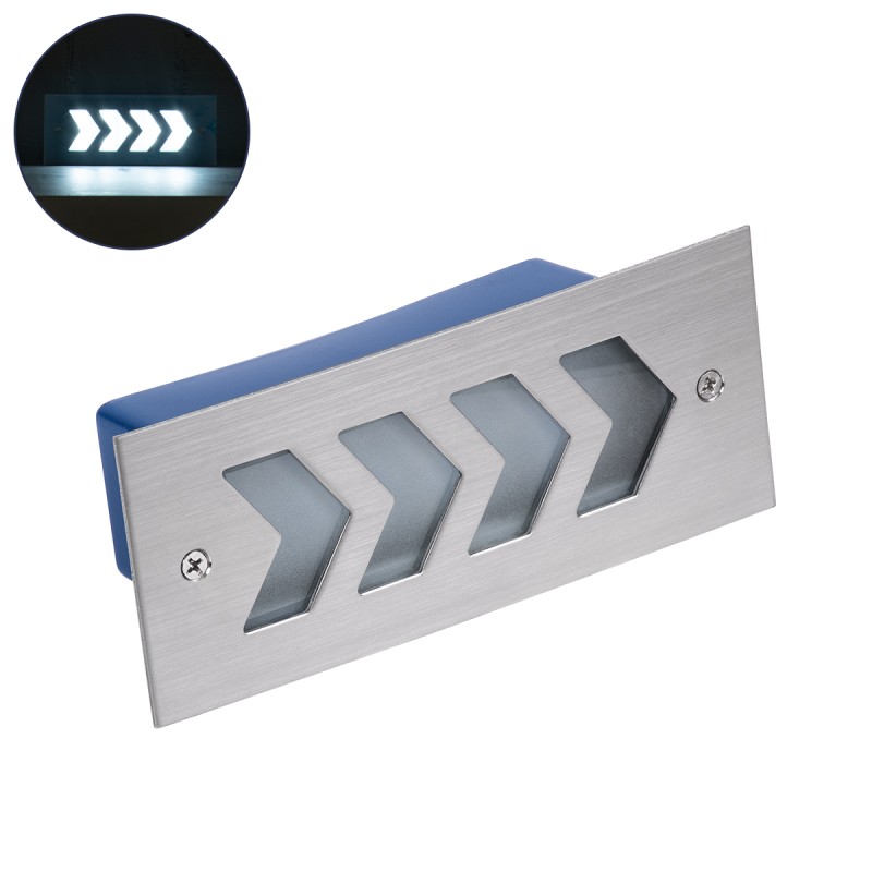 GloboStar® WALLLIGHT-ARINA 90672 Χωνευτό Φωτιστικό Τοίχου LED 6W 720lm 120° DC 24V Αδιάβροχο IP67 Μ17 x Π7 x Υ5.5cm Ψυχρό Λευκό 6000K - Ανοξείδωτο Ατσάλι - 3 Years Warranty GloboStar® WALLLIGHT-ARINA 90672 Χωνευτό Φωτιστικό Τοίχου LED 6W 720lm 120° DC 24V Αδιάβροχο IP67 Μ17 x Π7 x Υ5.5cm Ψυχρό Λευκό 6000K - Ανοξείδωτο Ατσάλι - 3 Years Warranty