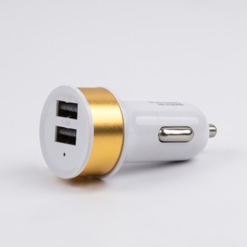 Globostar® S-90990 Χρυσός Φορτιστής Αυτοκινήτου DC 12-24V με 2 Εξόδους USB DC 5V 1.0Α & 2.1A Globostar® S-90990 Χρυσός Φορτιστής Αυτοκινήτου DC 12-24V με 2 Εξόδους USB DC 5V 1.0Α & 2.1A