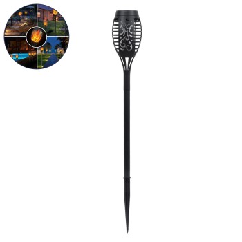 GLOBOSTAR® SOLARDECOR 71527 Διακοσμητικό Φωτιστικό με Βάση Κήπου / Καρφωτό LED 3W 100lm 180° DC 5V με Φωτοβολταϊκό Panel 5V 0.2W & Επαναφορτιζόμενη Μπαταρία Li-ion 3.2V 600mAh Αδιάβροχο IP65 Πορτοκαλί με Εφέ Φλόγας - Μ7 x Π7 x Υ50cm - 2 Χρόνια Εγγύηση GLOBOSTAR® SOLARDECOR 71527 Διακοσμητικό Φωτιστικό με Βάση Κήπου / Καρφωτό LED 3W 100lm 180° DC 5V με Φωτοβολταϊκό Panel 5V 0.2W & Επαναφορτιζόμενη Μπαταρία Li-ion 3.2V 600mAh Αδιάβροχο IP65 Πορτοκαλί με Εφέ Φλόγας - Μ7 x Π7 x Υ50cm - 2 Χρόνια Εγγύηση