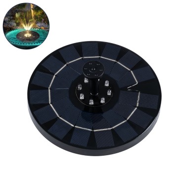 GloboStar® 71531 Ηλιακό Αυτόνομο Φωτοβολταϊκό Διακοσμητικό Συντριβάνι LED 3W με Μέγιστο Ύψος Νερού 30-60cm - 4 Διαφορετικά Μπέκ Ψεκασμού Αδιάβροχο IP68 Θερμό Λευκό 2700K Φ18 x Υ8cm GloboStar® 71531 Ηλιακό Αυτόνομο Φωτοβολταϊκό Διακοσμητικό Συντριβάνι LED 3W με Μέγιστο Ύψος Νερού 30-60cm - 4 Διαφορετικά Μπέκ Ψεκασμού Αδιάβροχο IP68 Θερμό Λευκό 2700K Φ18 x Υ8cm