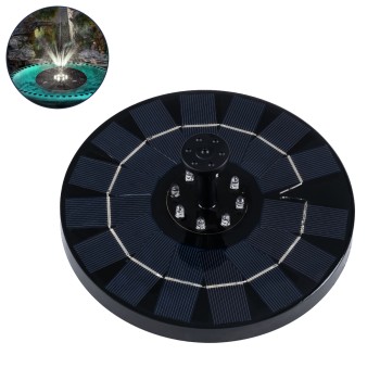 GloboStar® 71532 Ηλιακό Αυτόνομο Φωτοβολταϊκό Διακοσμητικό Συντριβάνι LED 3W με Μέγιστο Ύψος Νερού 30-60cm - 4 Διαφορετικά Μπέκ Ψεκασμού Αδιάβροχο IP68 Ψυχρό Λευκό 6000K Φ18 x Υ8cm GloboStar® 71532 Ηλιακό Αυτόνομο Φωτοβολταϊκό Διακοσμητικό Συντριβάνι LED 3W με Μέγιστο Ύψος Νερού 30-60cm - 4 Διαφορετικά Μπέκ Ψεκασμού Αδιάβροχο IP68 Ψυχρό Λευκό 6000K Φ18 x Υ8cm
