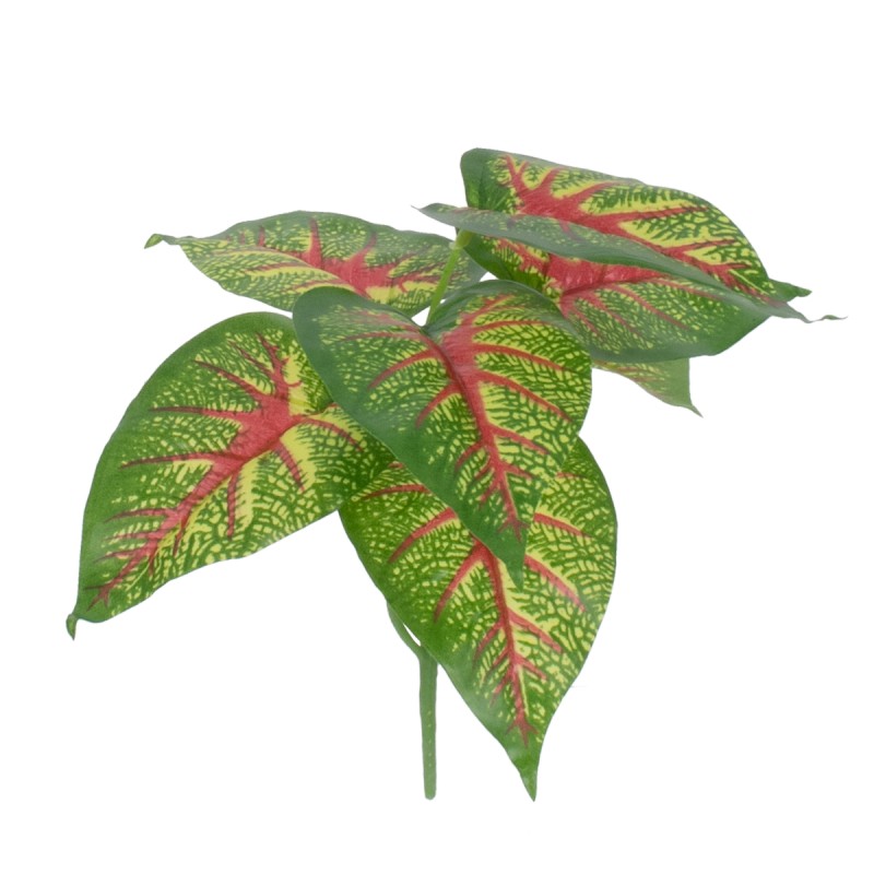 GloboStar® CALADIUM 78218 Τεχνητό Φυτό Καλάδιο - Μπουκέτο Διακοσμητικών Φυτών - Κλαδιών με Φύλλωμα Πράσινο - Κίτρινο - Κόκκινο Υ23cm GloboStar® CALADIUM 78218 Τεχνητό Φυτό Καλάδιο - Μπουκέτο Διακοσμητικών Φυτών - Κλαδιών με Φύλλωμα Πράσινο - Κίτρινο - Κόκκινο Υ23cm
