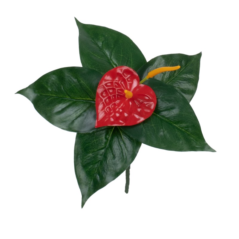 GloboStar® FLAMINGO FLOWER 78293 Τεχνητό Φυτό Ανθούριο - Μπουκέτο Διακοσμητικών Φυτών - Κλαδιών με Φύλλωμα Πράσινο - Πορτοκαλί - Κόκκινο Υ26cm GloboStar® FLAMINGO FLOWER 78293 Τεχνητό Φυτό Ανθούριο - Μπουκέτο Διακοσμητικών Φυτών - Κλαδιών με Φύλλωμα Πράσινο - Πορτοκαλί - Κόκκινο Υ26cm