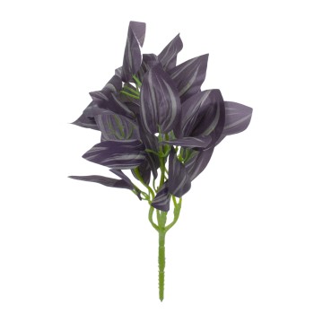 GloboStar® PURPLE JOY 78298 Τεχνητό Φυτό Ζεμπρίνα - Μπουκέτο Διακοσμητικών Φυτών - Κλαδιών με Φύλλωμα Μωβ Υ28cm GloboStar® PURPLE JOY 78298 Τεχνητό Φυτό Ζεμπρίνα - Μπουκέτο Διακοσμητικών Φυτών - Κλαδιών με Φύλλωμα Μωβ Υ28cm