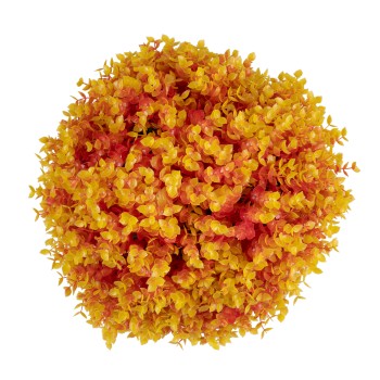 GloboStar® 78515 Artificial - Συνθετικό Τεχνητό Διακοσμητικό Φυτό Θάμνος Πυξάρι Πορτοκαλί - Κίτρινο Φ36cm GloboStar® 78515 Artificial - Συνθετικό Τεχνητό Διακοσμητικό Φυτό Θάμνος Πυξάρι Πορτοκαλί - Κίτρινο Φ36cm
