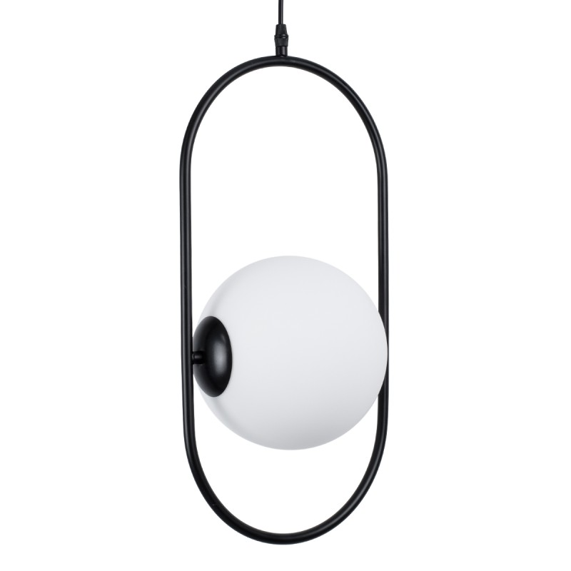 GLOBOSTAR® HAMBURG 00591 Μοντέρνο Κρεμαστό Φωτιστικό Οροφής με Ντουί 1 x E14 AC 220-240V IP20 - Μαύρο & Λευκό - Μ25 x Π20 x Υ50cm GLOBOSTAR® HAMBURG 00591 Μοντέρνο Κρεμαστό Φωτιστικό Οροφής με Ντουί 1 x E14 AC 220-240V IP20 - Μαύρο & Λευκό - Μ25 x Π20 x Υ50cm