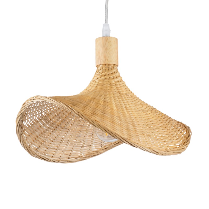 GLOBOSTAR® CUBA 01715 Boho Κρεμαστό Φωτιστικό Οροφής με Ντουί 1 x E27 AC 220-240V IP20 - Μπεζ - Μ33 x Π33 x Υ25cm GLOBOSTAR® CUBA 01715 Boho Κρεμαστό Φωτιστικό Οροφής με Ντουί 1 x E27 AC 220-240V IP20 - Μπεζ - Μ33 x Π33 x Υ25cm