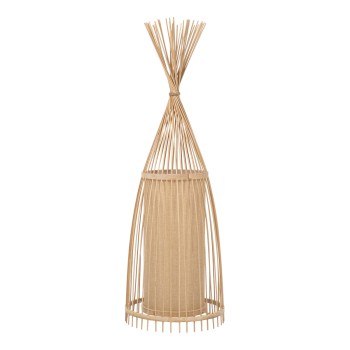 GLOBOSTAR® AZORES 01753 Boho Επιδαπέδιο Φωτιστικό με Ντουί 1 x E27 AC 220-240V IP20 - Μπεζ - Μ30 x Π30 x Υ90cm GLOBOSTAR® AZORES 01753 Boho Επιδαπέδιο Φωτιστικό με Ντουί 1 x E27 AC 220-240V IP20 - Μπεζ - Μ30 x Π30 x Υ90cm