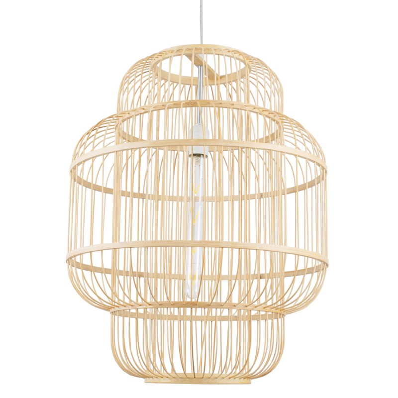 GLOBOSTAR® HIBISCUS 01763 Boho Κρεμαστό Φωτιστικό Οροφής με Ντουί 1 x E27 AC 220-240V IP20 - Μπεζ - Μ48 x Π48 x Y60cm GLOBOSTAR® HIBISCUS 01763 Boho Κρεμαστό Φωτιστικό Οροφής με Ντουί 1 x E27 AC 220-240V IP20 - Μπεζ - Μ48 x Π48 x Y60cm