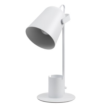 GloboStar® PENCASE 61564 Μοντέρνο Επιτραπέζιο Φωτιστικό Πορτατίφ Μονόφωτο 1 x E27 IP20 Λευκό Μέταλλο - Μ12 x Π15 x Υ38cm GloboStar® PENCASE 61564 Μοντέρνο Επιτραπέζιο Φωτιστικό Πορτατίφ Μονόφωτο 1 x E27 IP20 Λευκό Μέταλλο - Μ12 x Π15 x Υ38cm