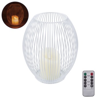 GloboStar® CANDLE 76492 Διακοσμητικό Realistic Κερί με LED Εφέ Κινούμενης Φλόγας - Μπαταρίας 2 x AA (Δεν Συμπεριλαμβάνονται) & Ασύρματο Χειριστήριο IR Θερμό Λευκό 2700K Dimmable Λευκό Φ19 x Υ24cm GloboStar® CANDLE 76492 Διακοσμητικό Realistic Κερί με LED Εφέ Κινούμενης Φλόγας - Μπαταρίας 2 x AA (Δεν Συμπεριλαμβάνονται) & Ασύρματο Χειριστήριο IR Θερμό Λευκό 2700K Dimmable Λευκό Φ19 x Υ24cm