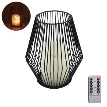 GloboStar® CANDLE 76494 Διακοσμητικό Realistic Κερί με LED Εφέ Κινούμενης Φλόγας - Μπαταρίας 2 x AA (Δεν Συμπεριλαμβάνονται) & Ασύρματο Χειριστήριο IR Θερμό Λευκό 2700K Dimmable Μαύρο Φ16 x Υ18cm GloboStar® CANDLE 76494 Διακοσμητικό Realistic Κερί με LED Εφέ Κινούμενης Φλόγας - Μπαταρίας 2 x AA (Δεν Συμπεριλαμβάνονται) & Ασύρματο Χειριστήριο IR Θερμό Λευκό 2700K Dimmable Μαύρο Φ16 x Υ18cm