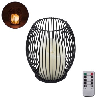 GloboStar® CANDLE 76495 Διακοσμητικό Realistic Κερί με LED Εφέ Κινούμενης Φλόγας - Μπαταρίας 2 x AA (Δεν Συμπεριλαμβάνονται) & Ασύρματο Χειριστήριο IR Θερμό Λευκό 2700K Dimmable Μαύρο Φ14 x Υ16cm GloboStar® CANDLE 76495 Διακοσμητικό Realistic Κερί με LED Εφέ Κινούμενης Φλόγας - Μπαταρίας 2 x AA (Δεν Συμπεριλαμβάνονται) & Ασύρματο Χειριστήριο IR Θερμό Λευκό 2700K Dimmable Μαύρο Φ14 x Υ16cm