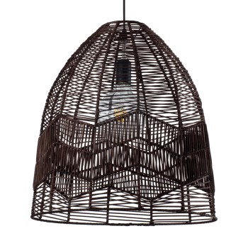 GLOBOSTAR® ALOHA 01752 Boho Κρεμαστό Φωτιστικό Οροφής με Ντουί 1 x E27 AC 220-240V IP20 - Καφέ - Μ45 x Π45 x Υ48cm GLOBOSTAR® ALOHA 01752 Boho Κρεμαστό Φωτιστικό Οροφής με Ντουί 1 x E27 AC 220-240V IP20 - Καφέ - Μ45 x Π45 x Υ48cm