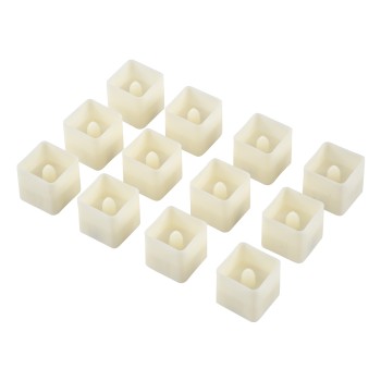 GloboStar® CANDLE 79538 ΣΕΤ 12 x Διακοσμητικά Realistic Κεράκια με LED Εφέ Κινούμενης Φλόγας - Μπαταρίας 12 x CR2032 Θερμό Λευκό 2700K Μπεζ L3.5 x W3.5 x H3.5cm GloboStar® CANDLE 79538 ΣΕΤ 12 x Διακοσμητικά Realistic Κεράκια με LED Εφέ Κινούμενης Φλόγας - Μπαταρίας 12 x CR2032 Θερμό Λευκό 2700K Μπεζ L3.5 x W3.5 x H3.5cm
