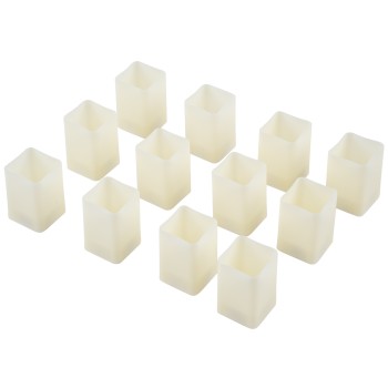GloboStar® CANDLE 79539 ΣΕΤ 12 x Διακοσμητικά Realistic Κεράκια με LED Εφέ Κινούμενης Φλόγας - Μπαταρίας 12 x CR2032 Θερμό Λευκό 2700K Μπεζ L3.7 x W3.7 x H5.5cm GloboStar® CANDLE 79539 ΣΕΤ 12 x Διακοσμητικά Realistic Κεράκια με LED Εφέ Κινούμενης Φλόγας - Μπαταρίας 12 x CR2032 Θερμό Λευκό 2700K Μπεζ L3.7 x W3.7 x H5.5cm