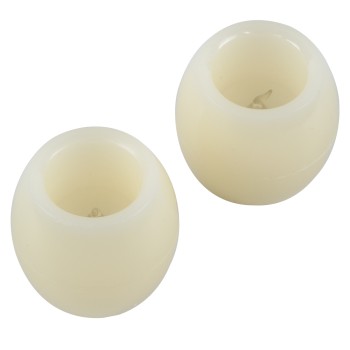GloboStar® CANDLE 79548 ΣΕΤ 2 x Διακοσμητικά Realistic Κεράκια με LED Εφέ Κινούμενης Φλόγας - Μπαταρίας 2 x CR2032 Μπλε Μπεζ D6 x H5cm GloboStar® CANDLE 79548 ΣΕΤ 2 x Διακοσμητικά Realistic Κεράκια με LED Εφέ Κινούμενης Φλόγας - Μπαταρίας 2 x CR2032 Μπλε Μπεζ D6 x H5cm