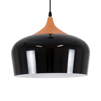 GLOBOSTAR® VILI 01261 Μοντέρνο Κρεμαστό Φωτιστικό Οροφής με Ντουί 1 x E27 AC 220-240V IP20 - Μαύρο & Μπεζ - Μ35 x Π35 x Υ27cm GLOBOSTAR® VILI 01261 Μοντέρνο Κρεμαστό Φωτιστικό Οροφής με Ντουί 1 x E27 AC 220-240V IP20 - Μαύρο & Μπεζ - Μ35 x Π35 x Υ27cm