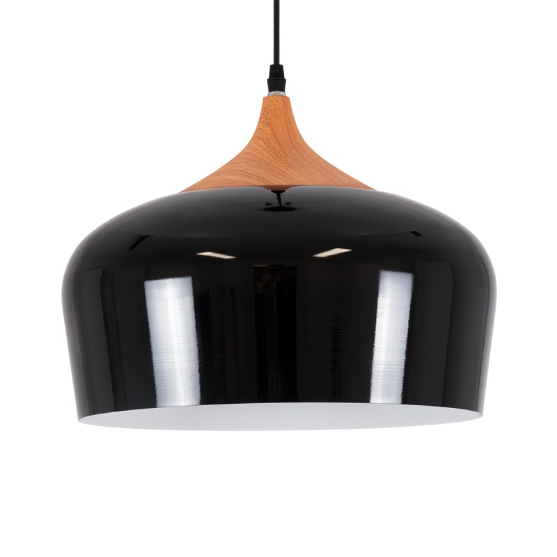 GLOBOSTAR® VILI 01261 Μοντέρνο Κρεμαστό Φωτιστικό Οροφής με Ντουί 1 x E27 AC 220-240V IP20 - Μαύρο & Μπεζ - Μ35 x Π35 x Υ27cm GLOBOSTAR® VILI 01261 Μοντέρνο Κρεμαστό Φωτιστικό Οροφής με Ντουί 1 x E27 AC 220-240V IP20 - Μαύρο & Μπεζ - Μ35 x Π35 x Υ27cm