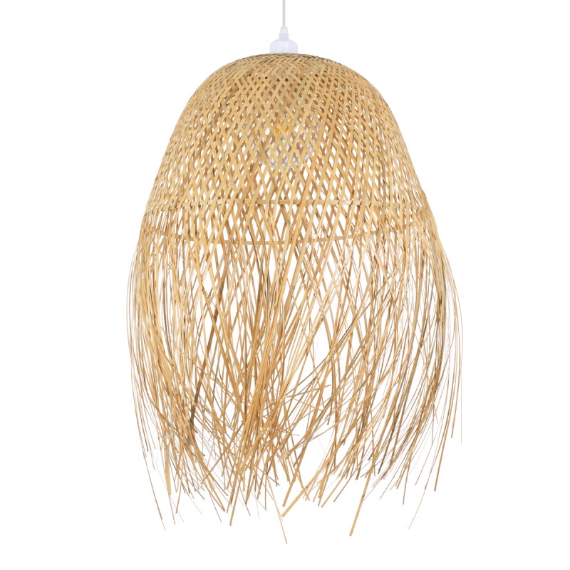 GLOBOSTAR® MANILA 01714 Boho Κρεμαστό Φωτιστικό Οροφής με Ντουί 1 x E27 AC 220-240V IP20 - Μπεζ - Μ45 x Π45 x Υ60cm GLOBOSTAR® MANILA 01714 Boho Κρεμαστό Φωτιστικό Οροφής με Ντουί 1 x E27 AC 220-240V IP20 - Μπεζ - Μ45 x Π45 x Υ60cm