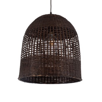 GLOBOSTAR® BORA-BORA 01736 Boho Κρεμαστό Φωτιστικό Οροφής με Ντουί 1 x E27 AC 220-240V IP20 - Καφέ - Μ42 x Π42 x Y44cm GLOBOSTAR® BORA-BORA 01736 Boho Κρεμαστό Φωτιστικό Οροφής με Ντουί 1 x E27 AC 220-240V IP20 - Καφέ - Μ42 x Π42 x Y44cm