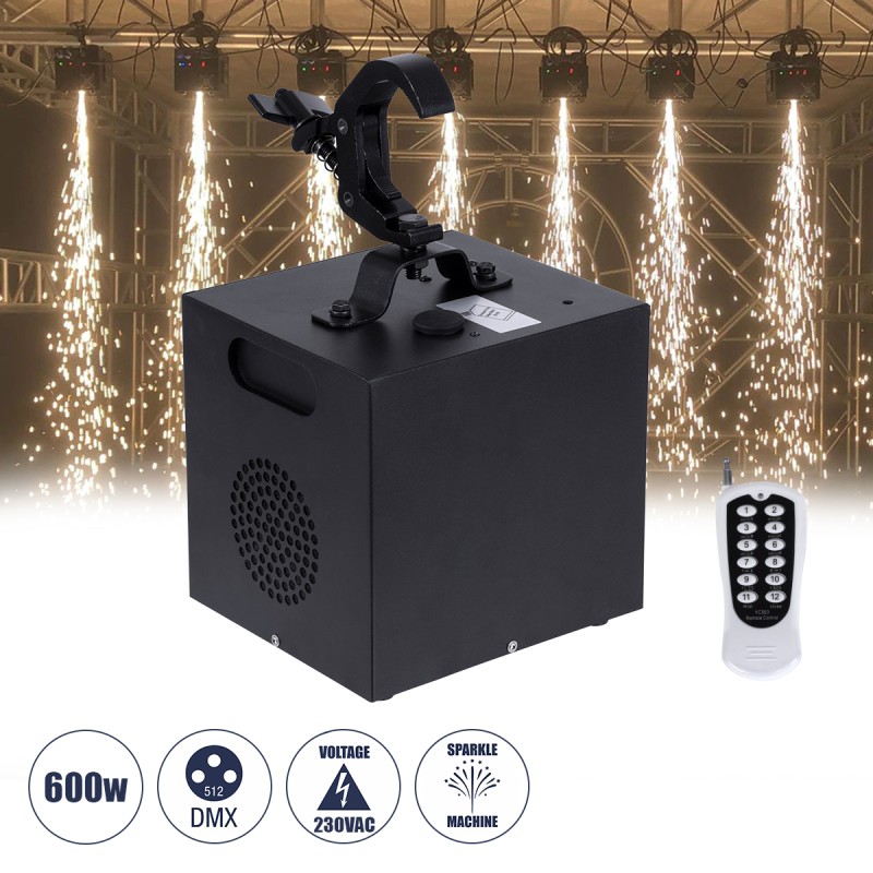 GloboStar® 51131 SIRENS Επαγγελματική Κρεμαστή Μηχανή Cold Sparkle Machine - Fountain Εφέ με Άκαυστες Σπίθες 600W AC 220V-240V DMX512 Display on Body & Ασύρματο Χειριστήριο - Μαύρο - L20 x W18 x H34cm GloboStar® 51131 SIRENS Επαγγελματική Κρεμαστή Μηχανή Cold Sparkle Machine - Fountain Εφέ με Άκαυστες Σπίθες 600W AC 220V-240V DMX512 Display on Body & Ασύρματο Χειριστήριο - Μαύρο - L20 x W18 x H34cm