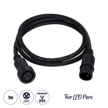 GloboStar® 51171 Καλώδιο 3PIN DMX512 1 Μέτρο από Female XLR σε Male XLR Τερματισμένο Αδιάβροχο IP65 Μ100cm - Μαύρο GloboStar® 51171 Καλώδιο 3PIN DMX512 1 Μέτρο από Female XLR σε Male XLR Τερματισμένο Αδιάβροχο IP65 Μ100cm - Μαύρο