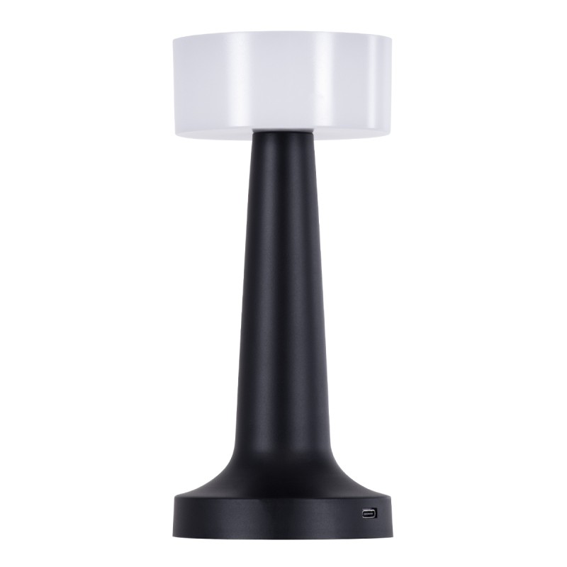 GloboStar® NANNA 76472 Επαναφορτιζόμενο Επιτραπέζιο Φωτιστικό Πορτατίφ LED 1.5W 105lm 120° DC 5V IP44 CCT Ultra Θερμό 1500K - Φυσικό Λευκό 4500K - Ψυχρό Λευκό 6000K Dimmable Μαύρο & Λευκό Πλαστικό - Μ9 x Π9 x Υ21cm - 2 Χρόνια Εγγύηση GloboStar® NANNA 76472 Επαναφορτιζόμενο Επιτραπέζιο Φωτιστικό Πορτατίφ LED 1.5W 105lm 120° DC 5V IP44 CCT Ultra Θερμό 1500K - Φυσικό Λευκό 4500K - Ψυχρό Λευκό 6000K Dimmable Μαύρο & Λευκό Πλαστικό - Μ9 x Π9 x Υ21cm - 2 Χρόνια Εγγύηση