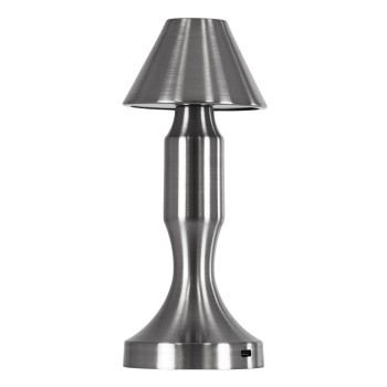 GloboStar® LUNNA 76478 Επαναφορτιζόμενο Επιτραπέζιο Φωτιστικό Πορτατίφ LED 1.5W 105lm 120° DC 5V IP44 CCT Ultra Θερμό 1500K - Φυσικό Λευκό 4500K - Ψυχρό Λευκό 6000K Dimmable Ασημί Πλαστικό - Μ9 x Π9 x Υ23cm - 2 Χρόνια Εγγύηση GloboStar® LUNNA 76478 Επαναφορτιζόμενο Επιτραπέζιο Φωτιστικό Πορτατίφ LED 1.5W 105lm 120° DC 5V IP44 CCT Ultra Θερμό 1500K - Φυσικό Λευκό 4500K - Ψυχρό Λευκό 6000K Dimmable Ασημί Πλαστικό - Μ9 x Π9 x Υ23cm - 2 Χρόνια Εγγύηση