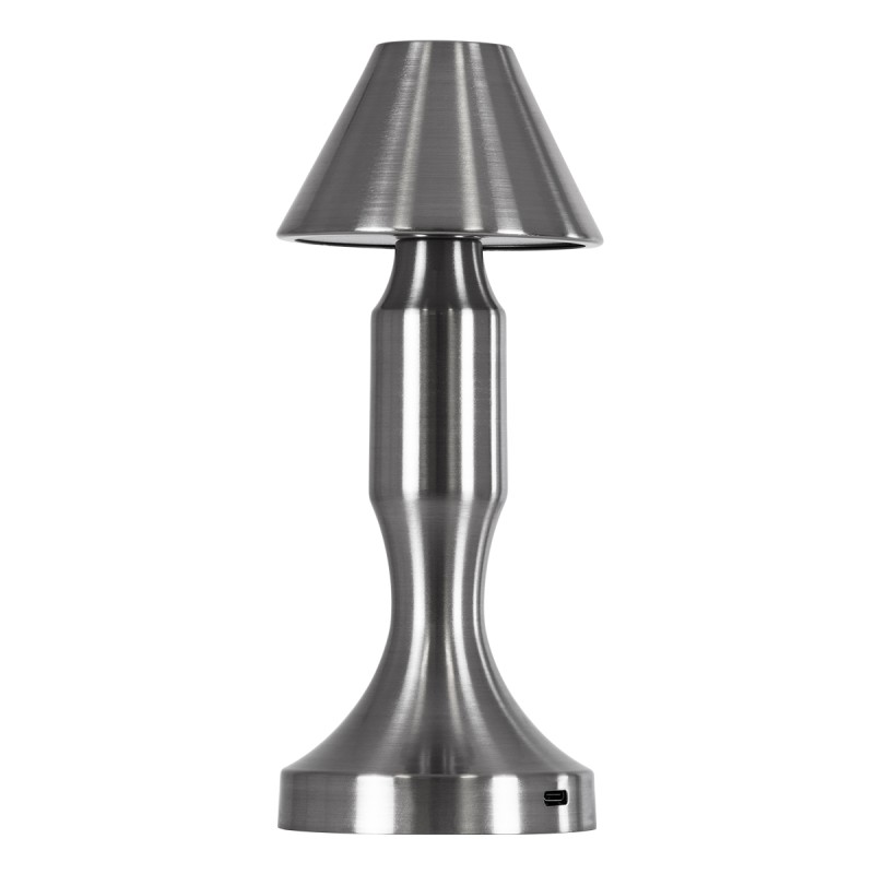 GloboStar® LUNNA 76478 Επαναφορτιζόμενο Επιτραπέζιο Φωτιστικό Πορτατίφ LED 1.5W 105lm 120° DC 5V IP44 CCT Ultra Θερμό 1500K - Φυσικό Λευκό 4500K - Ψυχρό Λευκό 6000K Dimmable Ασημί Πλαστικό - Μ9 x Π9 x Υ23cm - 2 Χρόνια Εγγύηση GloboStar® LUNNA 76478 Επαναφορτιζόμενο Επιτραπέζιο Φωτιστικό Πορτατίφ LED 1.5W 105lm 120° DC 5V IP44 CCT Ultra Θερμό 1500K - Φυσικό Λευκό 4500K - Ψυχρό Λευκό 6000K Dimmable Ασημί Πλαστικό - Μ9 x Π9 x Υ23cm - 2 Χρόνια Εγγύηση