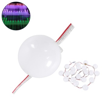 GloboStar® 90139 Digital Pixel Addressable Facade Module Chain String with 20 Spots - Ψηφιακή Αλυσίδα - Γιρλάντα με 20 Σποτ LED SMD 3535 15W 20LED 20PIXEL SPI/TTL Protocol IC UCS512B 900lm 240° DC 12V Αδιάβροχο IP67 Πολύχρωμο RGB - Μ200 x Π5 x Υ5cm - 3 Χρ GloboStar® 90139 Digital Pixel Addressable Facade Module Chain String with 20 Spots - Ψηφιακή Αλυσίδα - Γιρλάντα με 20 Σποτ LED SMD 3535 15W 20LED 20PIXEL SPI/TTL Protocol IC UCS512B 900lm 240° DC 12V Αδιάβροχο IP67 Πολύχρωμο RGB - Μ200 x Π5 x Υ5cm - 3 Χρ